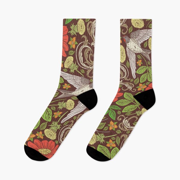 Item preview, English Garden with Birds designed and sold by FunWithChemo.