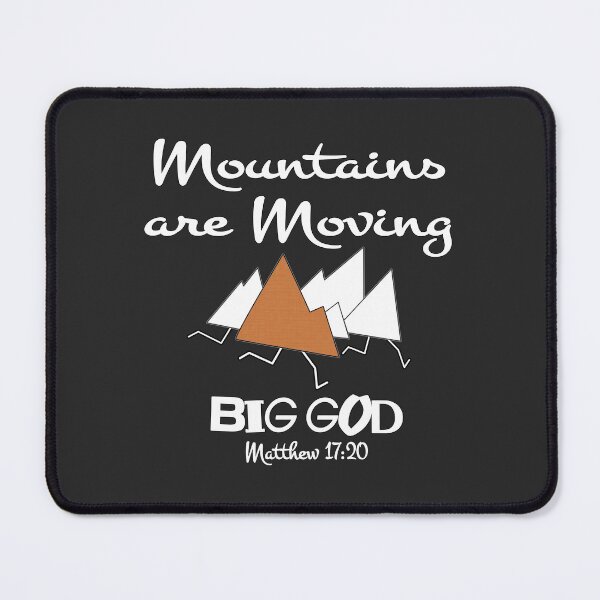 Item preview, Christian Design - Fun Design with Mountains Moving - Matthew 17 designed and sold by simplydesignart.