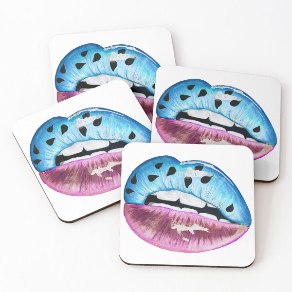 Item preview, Watermelon lip drawing designed and sold by Jcolordrawingz.
