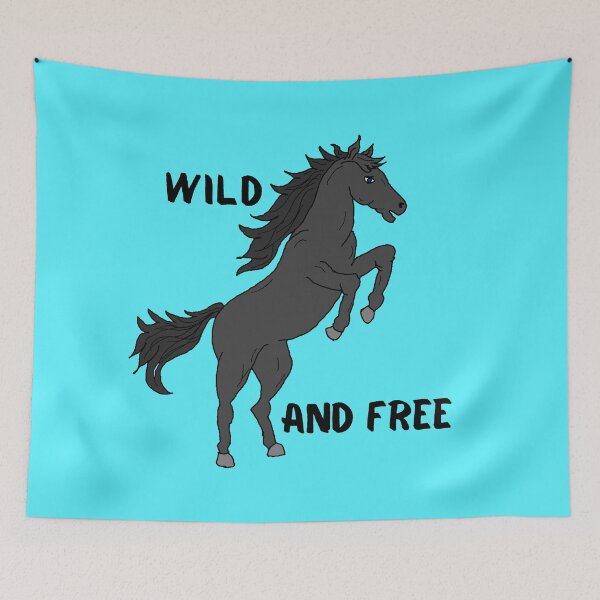 Item preview, wild and free - horse designed and sold by Jessi-Sketches.