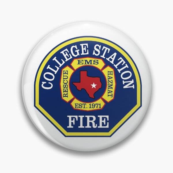 Item preview, College Station Fire Department Patch Station  designed and sold by BrushtruckBren.