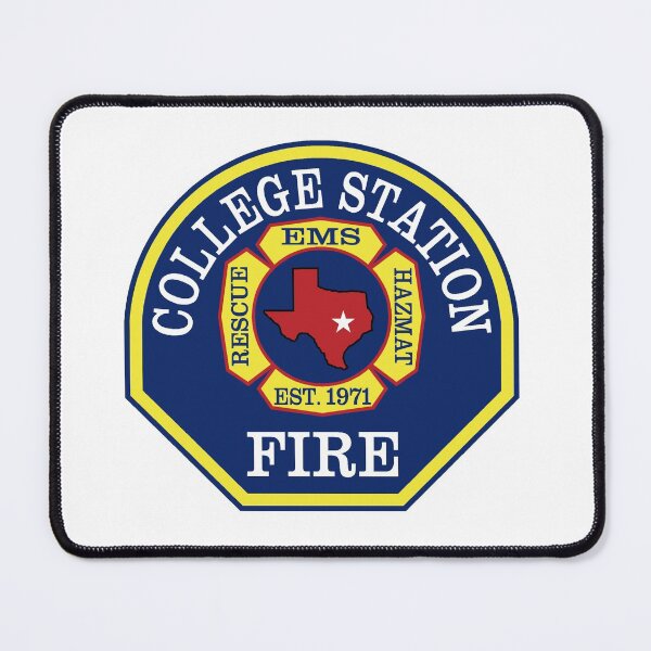 Item preview, College Station Fire Department Patch Station  designed and sold by BrushtruckBren.