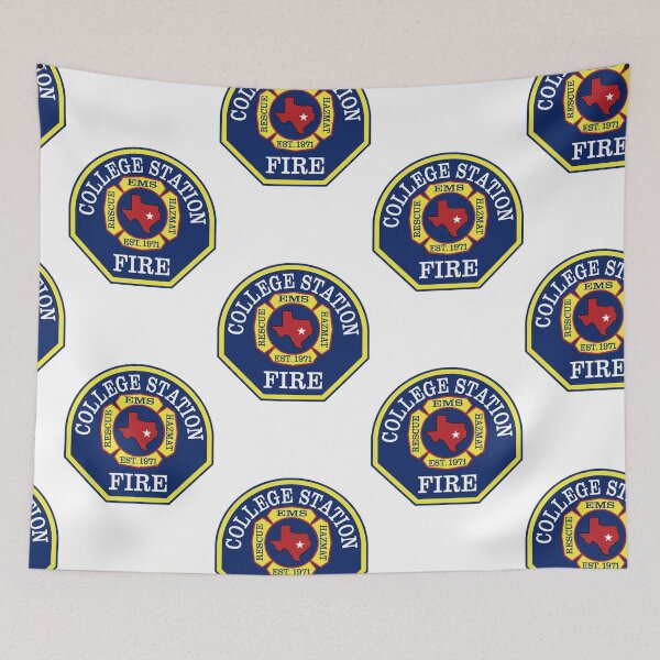 Item preview, College Station Fire Department Patch Station  designed and sold by BrushtruckBren.