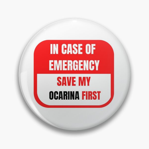 Item preview, In Case of Emergency, Save my Ocarina First designed and sold by choceclairs.