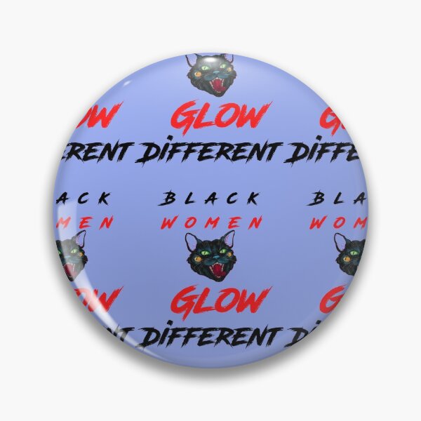 Item preview, black women glow differently retro vintage designed and sold by shopghita45.