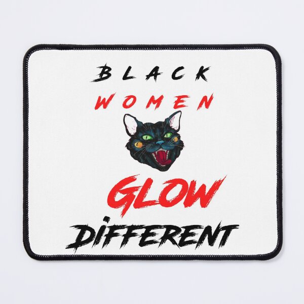 Item preview, black women glow differently retro vintage designed and sold by shopghita45.