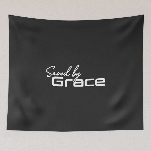 Item preview, Christian Design - Saved by Grace Minimal Graphic designed and sold by simplydesignart.
