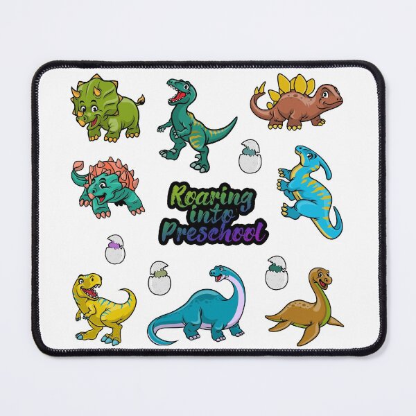 Item preview, Roaring Into Preschool Cute Dinosaurs designed and sold by FoxCodeCreation.