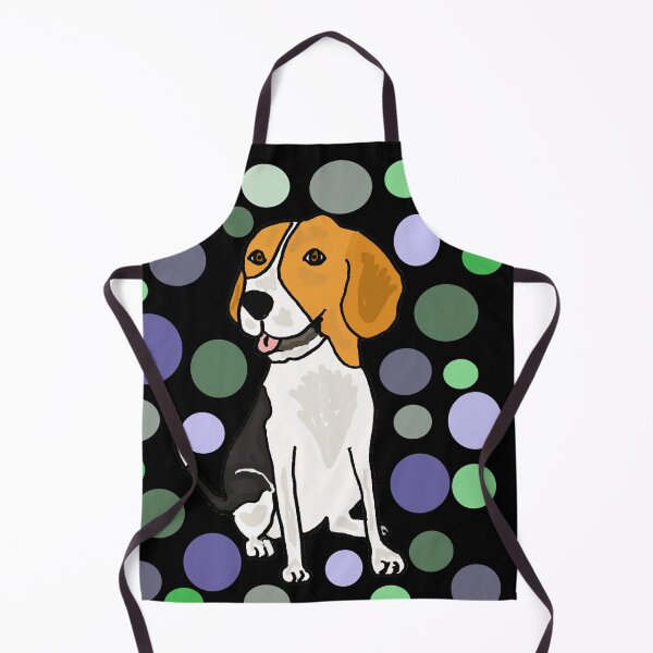 Artikelvorschau, Lustiger Beagle-Hund und Kreismuster-Kunst entworfen und verkauft von Nature's Fancy.