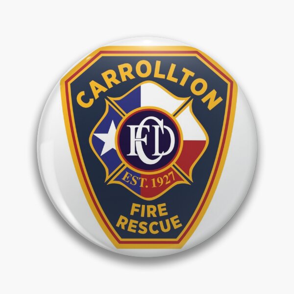 Item preview, Carrollton Fire Department Patch Station  designed and sold by BrushtruckBren.