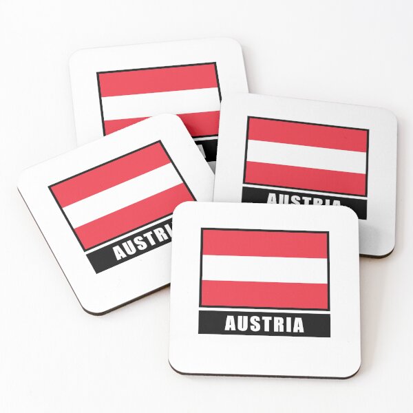 Item preview, Austria Austrian flag flag designed and sold by GeogDesigns.