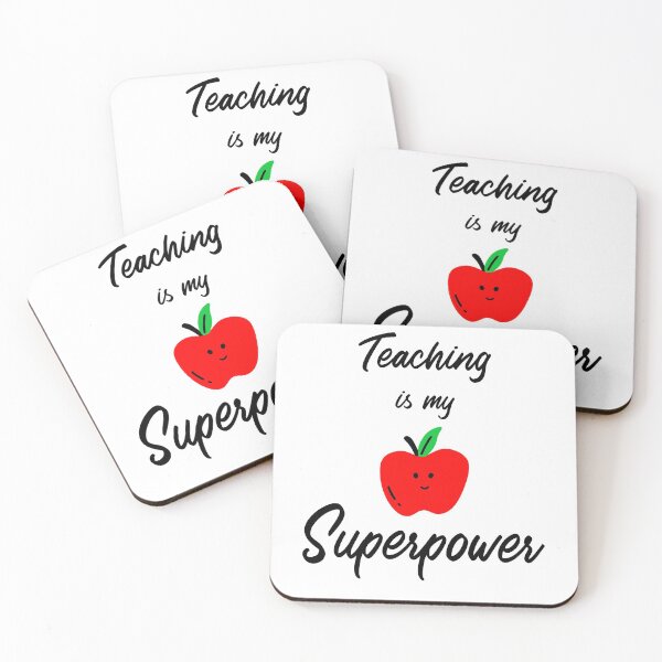 Item preview, Teaching is My Superpower designed and sold by Fun-Trendy-Tees.