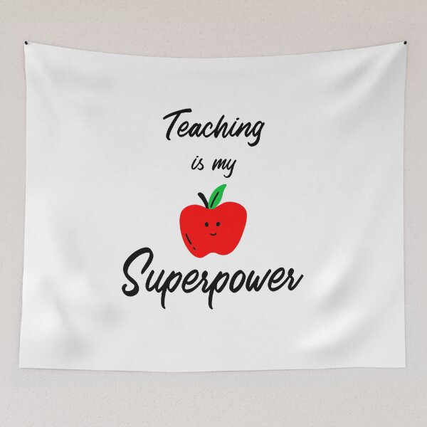 Item preview, Teaching is My Superpower designed and sold by Fun-Trendy-Tees.
