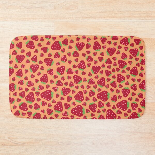 Item preview, Cute Strawberry Watercolor Red Fruit Pattern  designed and sold by DesignsVault.