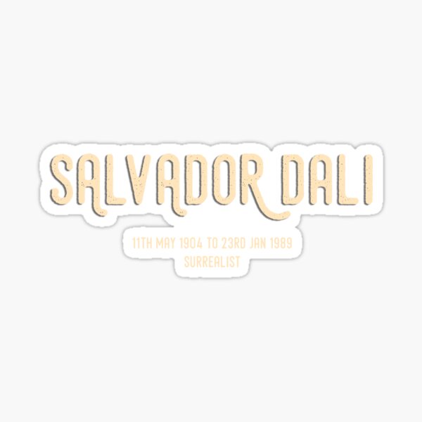 Salvador Dali Sticker
