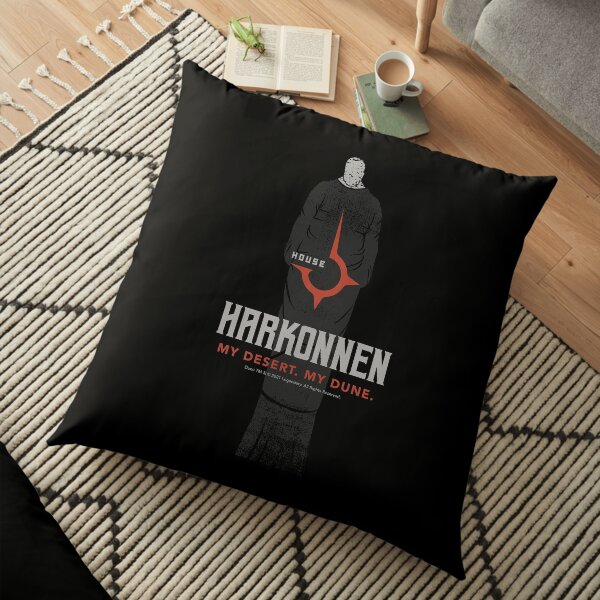 DUNE 2021 HOUSE HARKONNEN Floor Pillow