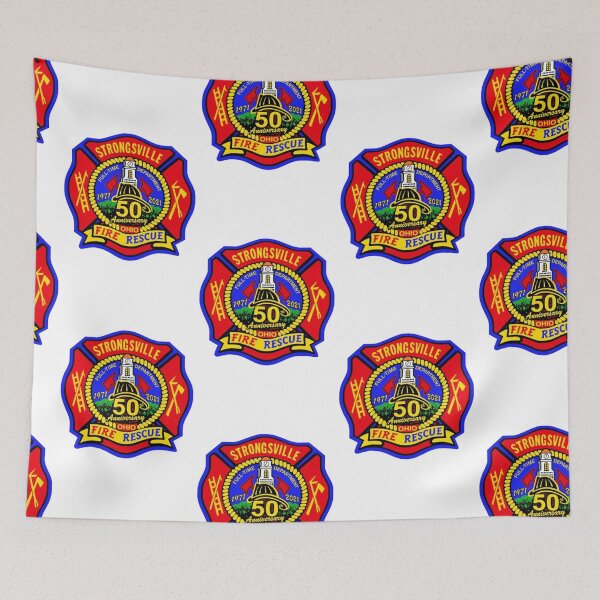 Item preview, Strongsville Fire Department Patch Station  designed and sold by BrushtruckBren.