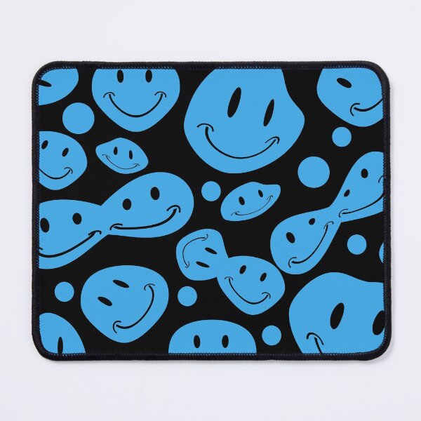 Item preview, blue and black liquid smiley faces designed and sold by Northendesigns.
