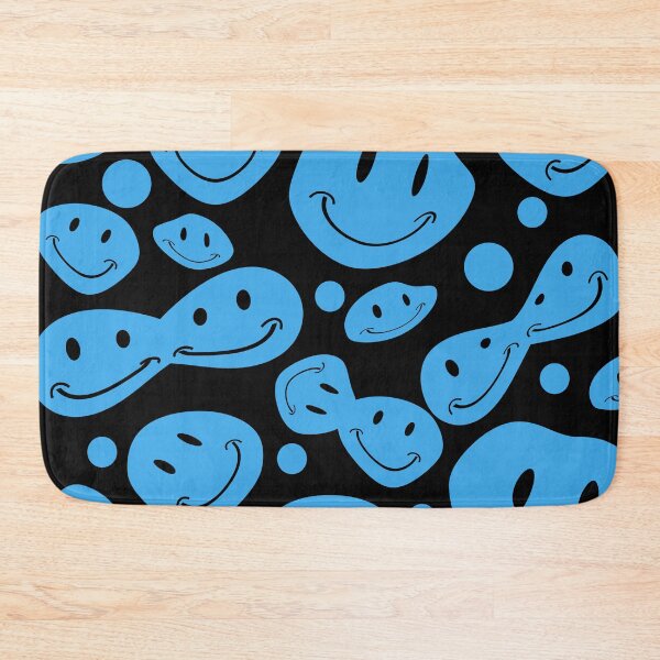 Item preview, blue and black liquid smiley faces designed and sold by Northendesigns.