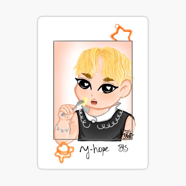 J-Hope BTS Butter Chibi - no highlight Sticker