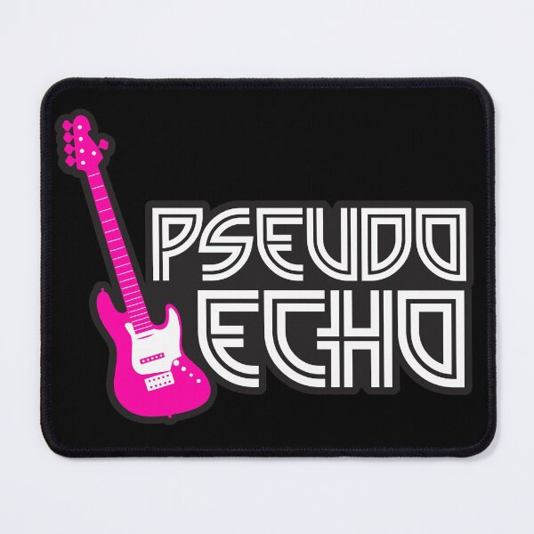 Item preview, Pseudo Echo guitar - pink and white  designed and sold by poledancedesign.