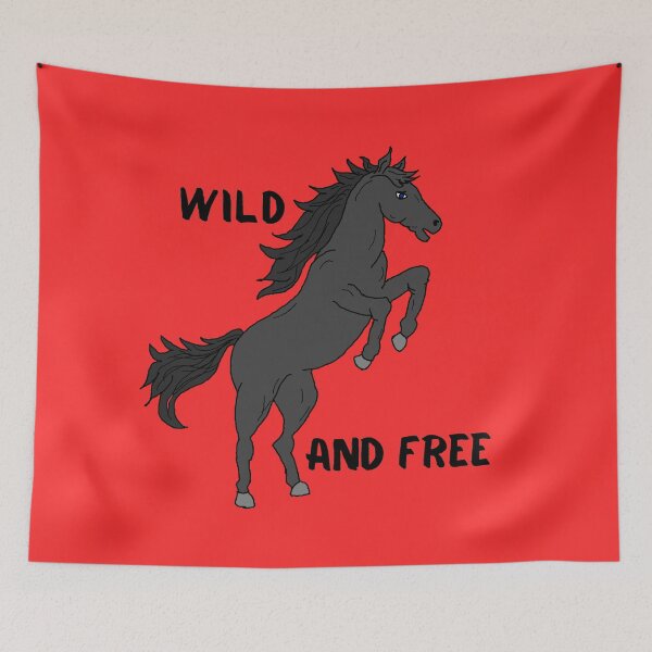 Item preview, wild and free - horse designed and sold by Jessi-Sketches.