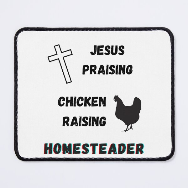 Item preview, Jesus Praising, Chicken Raising Homesteader designed and sold by T-Hand141Homestead.
