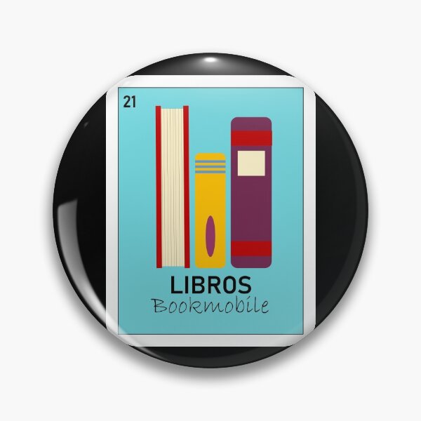 Item preview, Libros Bookmobile Logo designed and sold by LittleFoxglove.