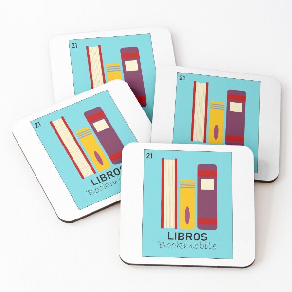 Item preview, Libros Bookmobile Logo designed and sold by LittleFoxglove.