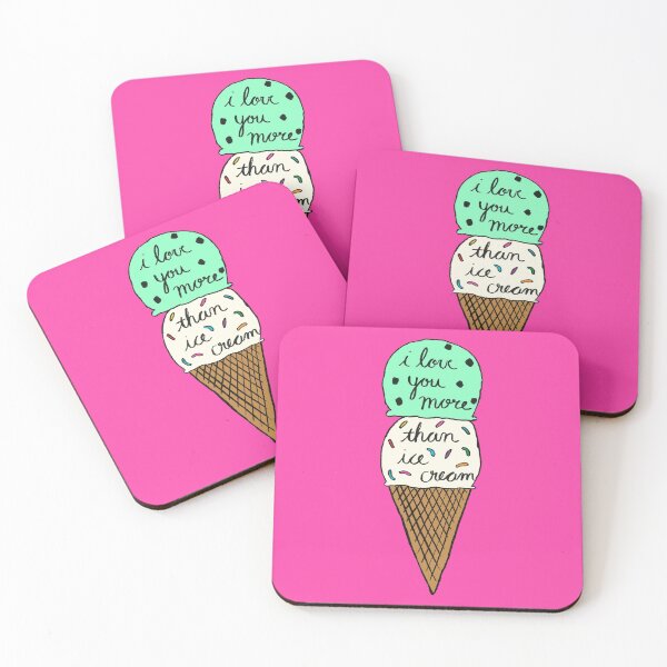 Item preview, I Love You More Than Ice Cream designed and sold by sarahrinouye.