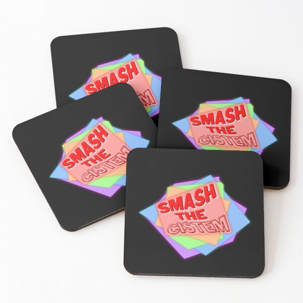 Item preview, Smash the cis-tem pride lgbtq sticker designed and sold by lucomini.