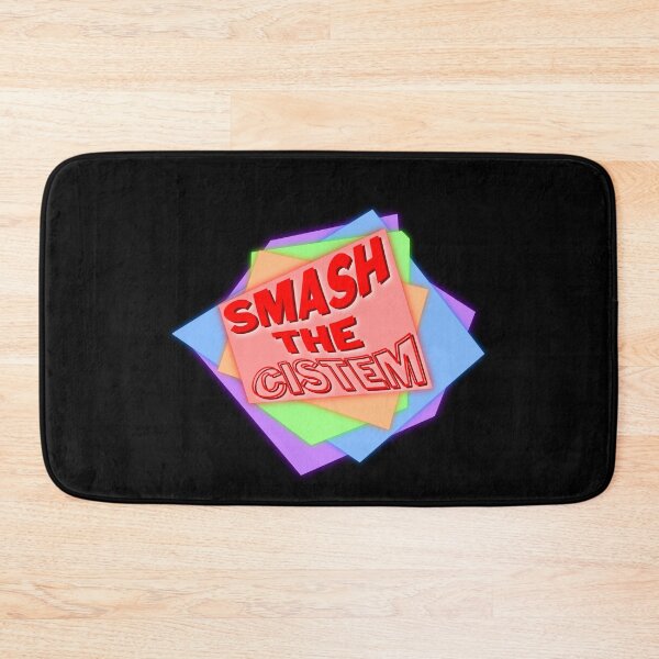 Item preview, Smash the cis-tem pride lgbtq sticker designed and sold by lucomini.