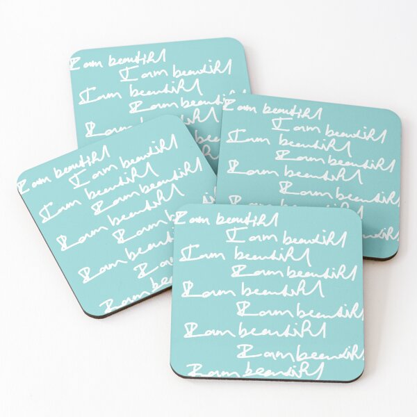 Item preview, I am beautiful - Text Me Pretty (Baby Blue ver.) designed and sold by Rachel Sherman.