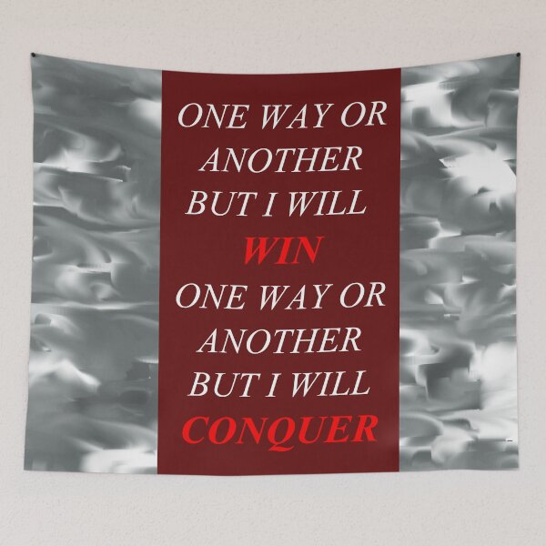 Item preview, One Way Or Another But I Will Win D24 designed and sold by SelfUpgrade.