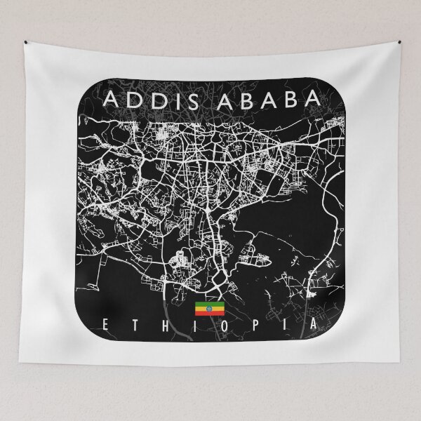 Item preview, ADDIS ABABA MAP ETHIOPIA designed and sold by hatimelhag.