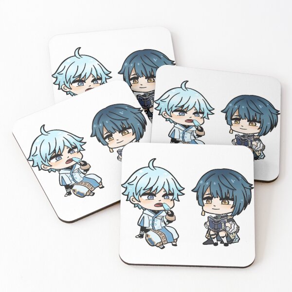 Item preview, Chongyun and Xingqiu || Genshin Impact designed and sold by eundraws.