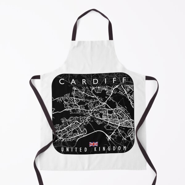 Item preview, CARDIFF MAP UNITED KINGDOM designed and sold by hatimelhag.