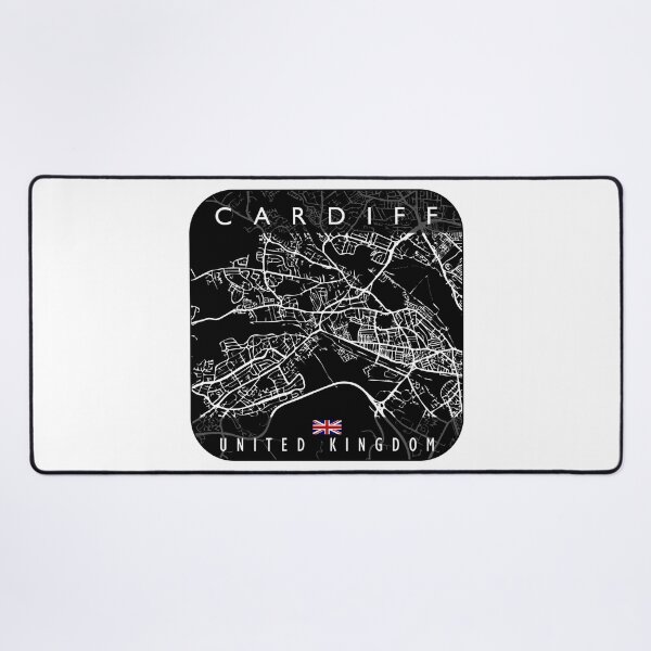 Item preview, CARDIFF MAP UNITED KINGDOM designed and sold by hatimelhag.