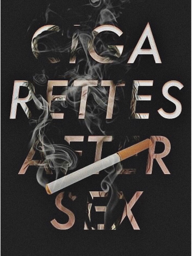 Cigarettes After Sex Poster Sticker For Sale By Suwii Redbubble