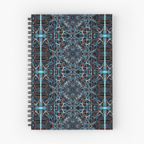 Item preview, Liquid Light Series #58 ~ Blue and Orange Abstract Fractal Pattern designed and sold by Ascension Vibrations.
