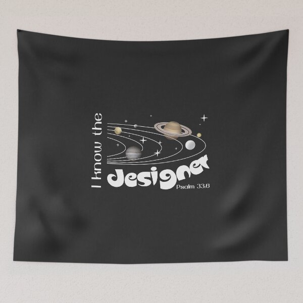 Item preview, Christian Design - I know the Designer - Psalm 33:6 designed and sold by simplydesignart.