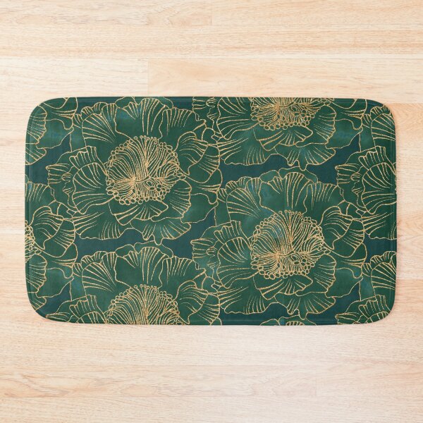 Item preview, Green with gold rose hip designed and sold by Olga Lashko.