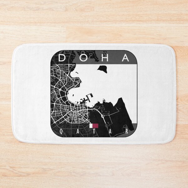 Item preview, DOHA MAP QATAR designed and sold by hatimelhag.