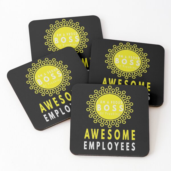 Item preview, I Am A Proud Boss Of Freaking Awesome Employees designed and sold by FridPix.