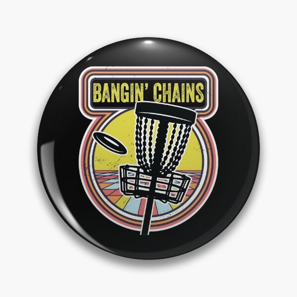 Item preview, Bangin Chains Disc Golf Frisbee Golf retro vintage Funny designed and sold by Farid94.