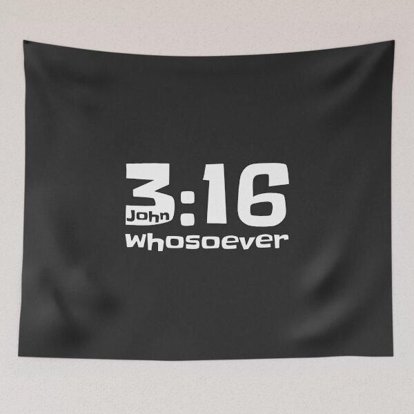 Item preview, Christian Design - John 3 verse 16 - Whosoever designed and sold by simplydesignart.