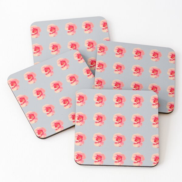Item preview, Stunning Bunch Of Bright Pink and Orange Pansies Flowers Pattern designed and sold by Steph-draws.