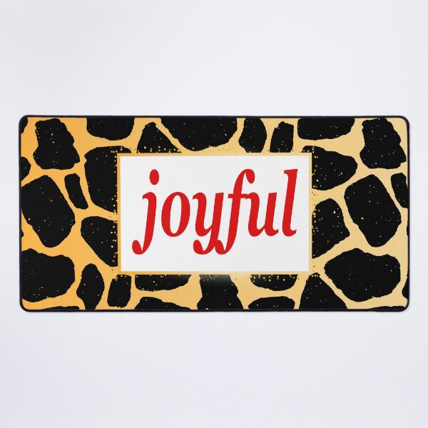 Joyful Desk Mat