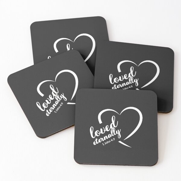 Item preview, Christian Designs - Loved Eternally - 1 John 4 verse 9 designed and sold by simplydesignart.