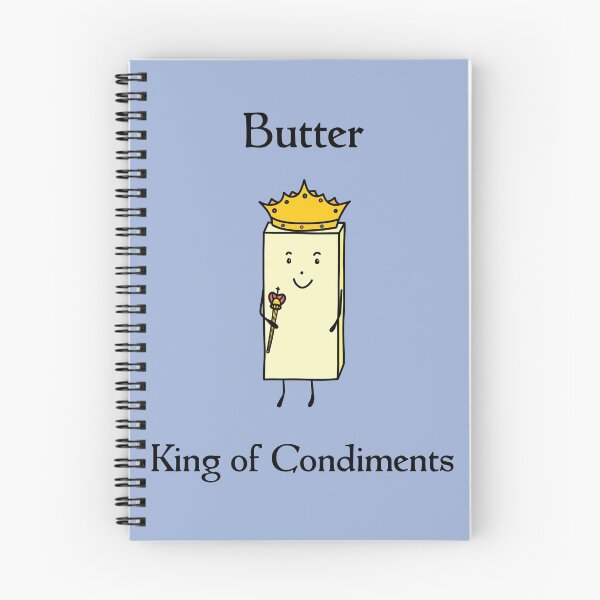 Item preview, Butter, the king of condiments - funny butter design designed and sold by spiralforest.